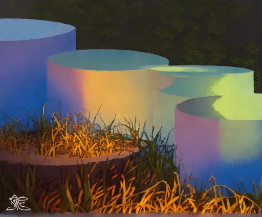 campane di cristallo con candelle